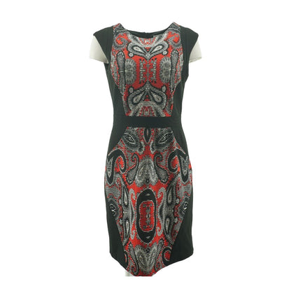 Black Paisley Mini Dress