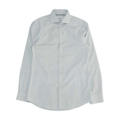 Blue Print Long Sleeve Button Down