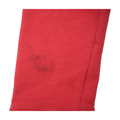 Red Solid Hoodie Pullover