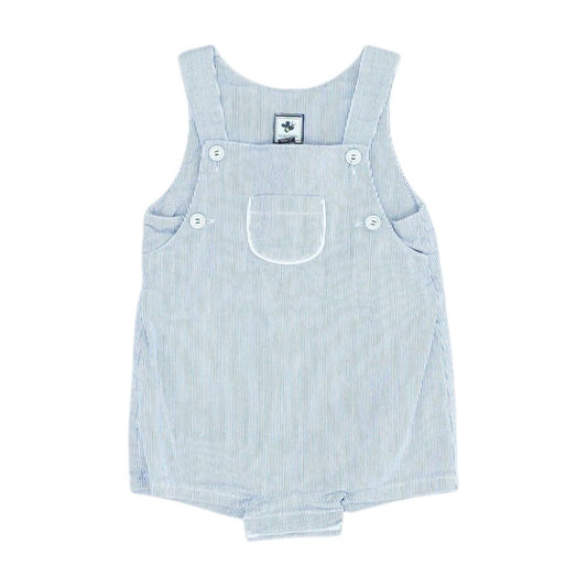 Blue Striped Sleeveless One-Piece