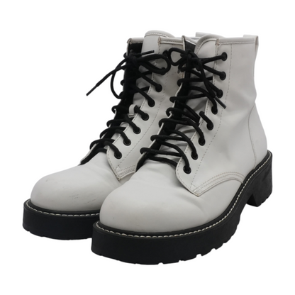 White Ankle Boots