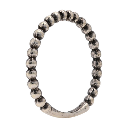 14K White Gold Band Ring