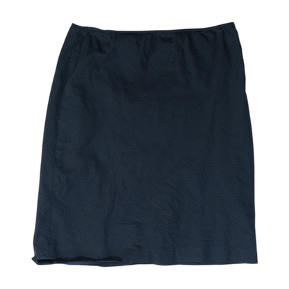 Black Striped Mini Skirt