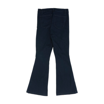 Navy Short Bootcut Jeans