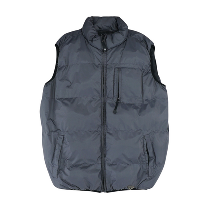 Gray Solid Active Vest