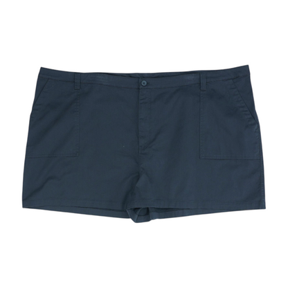 Gray Plus Solid Chino Shorts