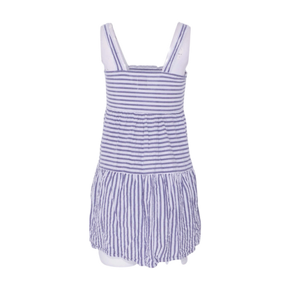 Blue Striped Mini Dress