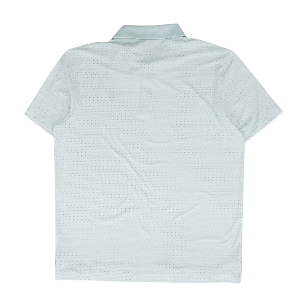 Blue Graphic Short Sleeve Polo