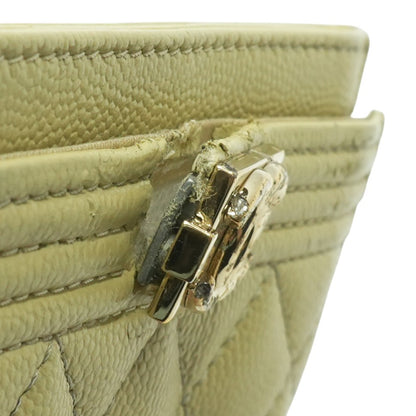 Boy Card Case in Green Leather