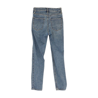 Blue Solid Jeans