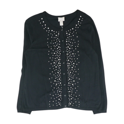 Black Cardigan Sweater