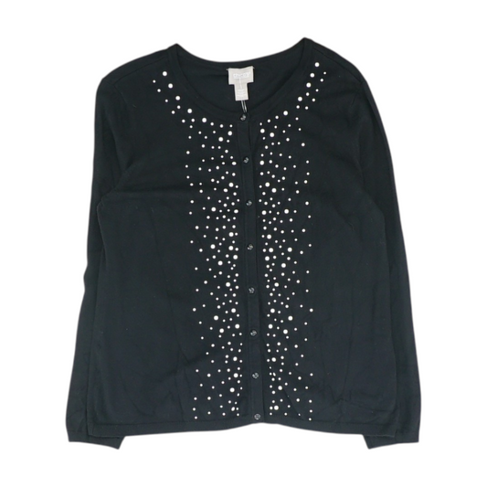 Black Cardigan Sweater