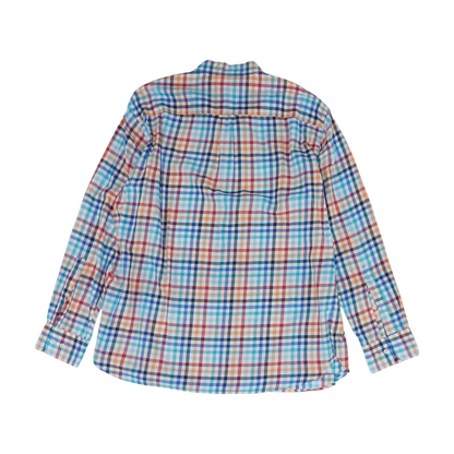 Multi Check Long Sleeve Button Down