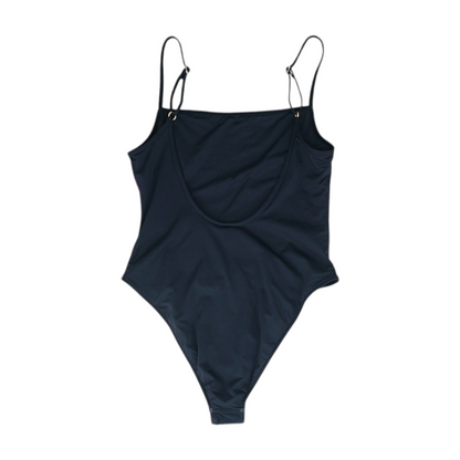 Black Floral One-Piece