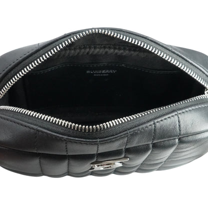 Black Quilted Leather Mini Lola Camera Bag