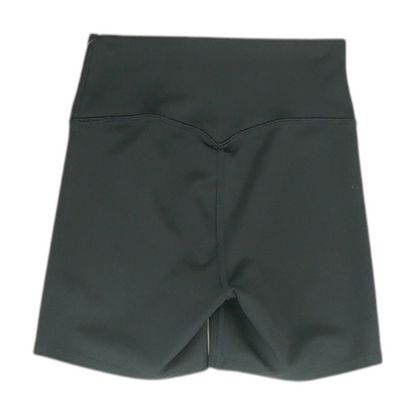 Black Solid Active Shorts