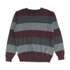 tricots st raphael Gray Striped Pullover Sweater – Image 1