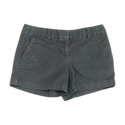 Black Solid Chino Shorts