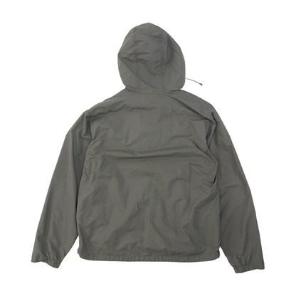Gray Solid Rain Jacket