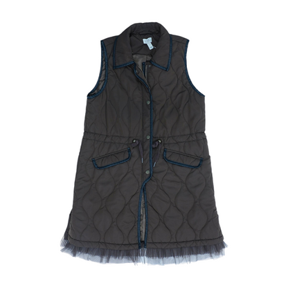 Brown Solid Vest