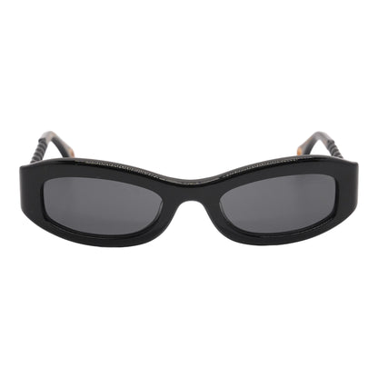Black Monaco Oval Sunglasses