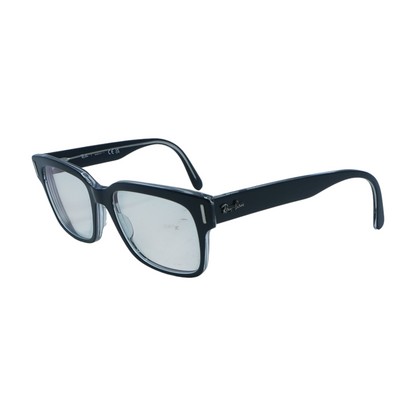 Black Jeffrey Square Prescription Eyewear