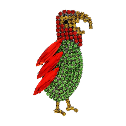 Costume Glass Brooch
