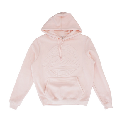 Pink Solid Hoodie Pullover