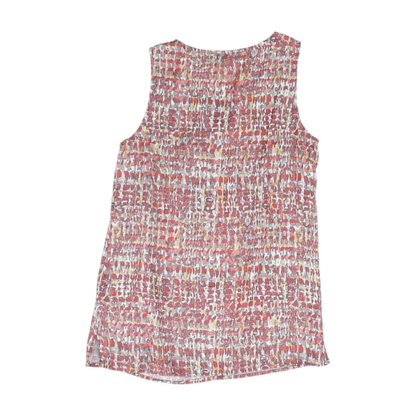 Red Print Blouse