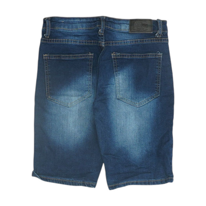 Navy Denim Shorts