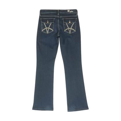 Blue Bootcut Jeans