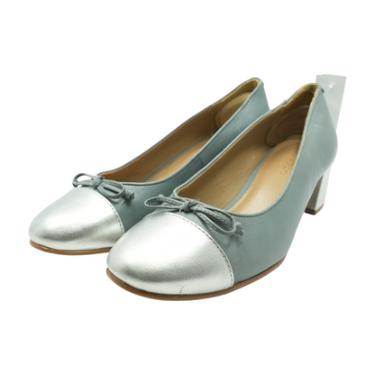 Gray Block Heels