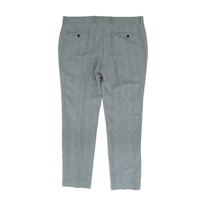Black Check Regular Pants