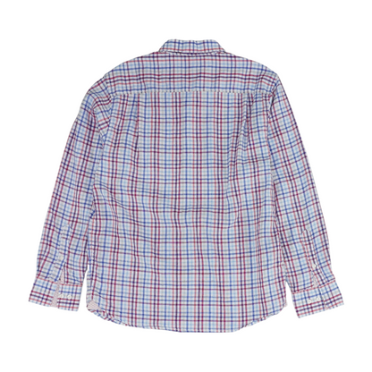 Multi Check Long Sleeve Button Down