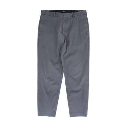 Gray Solid Chino Pants