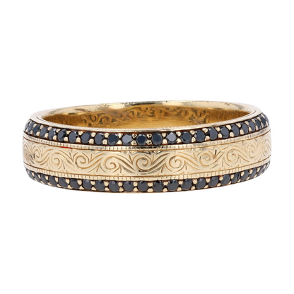 1/2 ctw 14K Yellow Gold Diamond Band