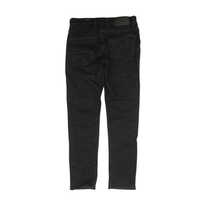 Black Tapered Jeans