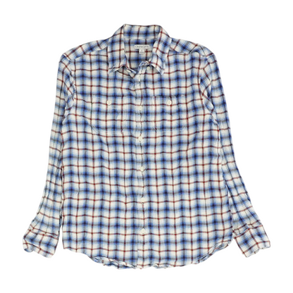 Multi Plaid Flannel Button Down