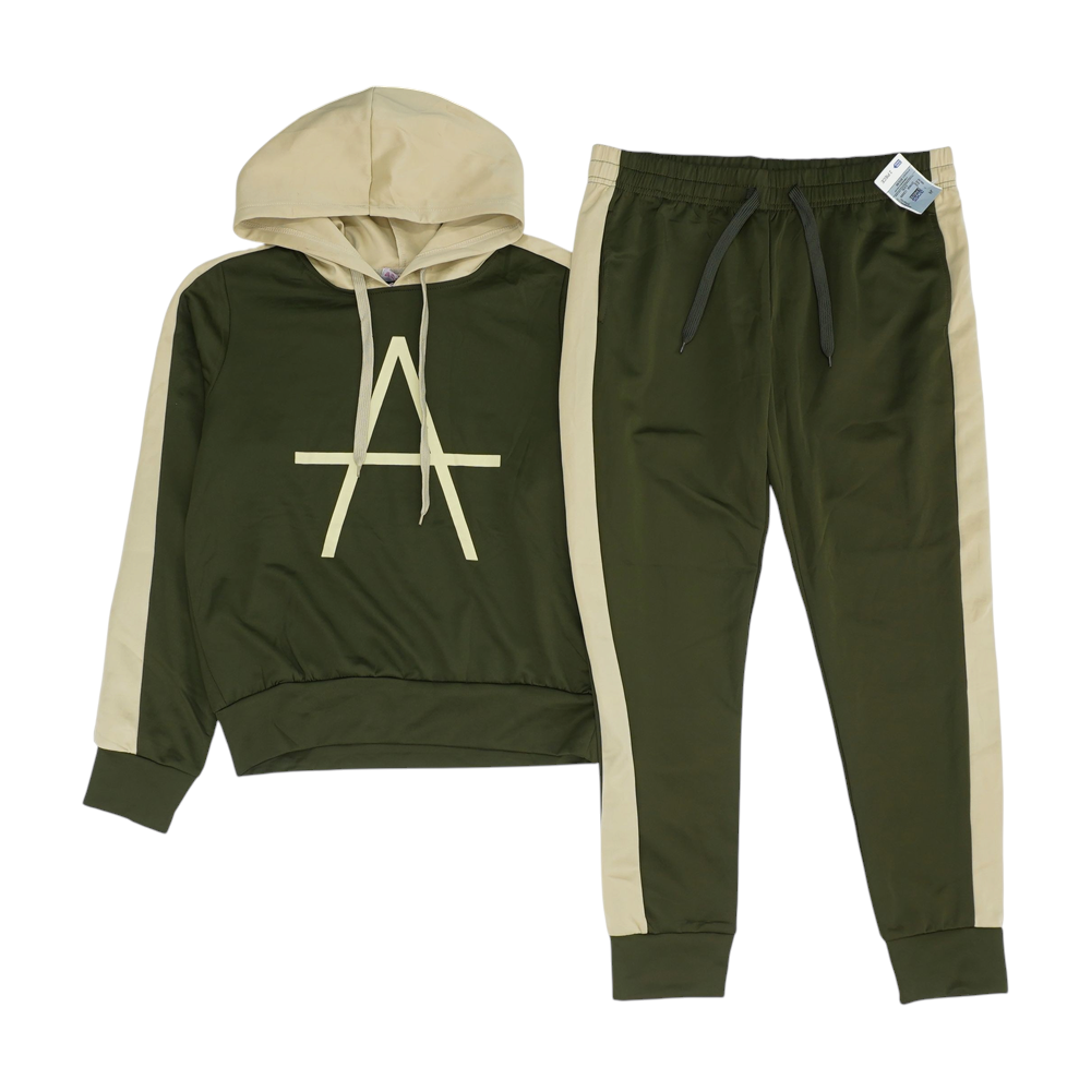 Green Color Block Active Set