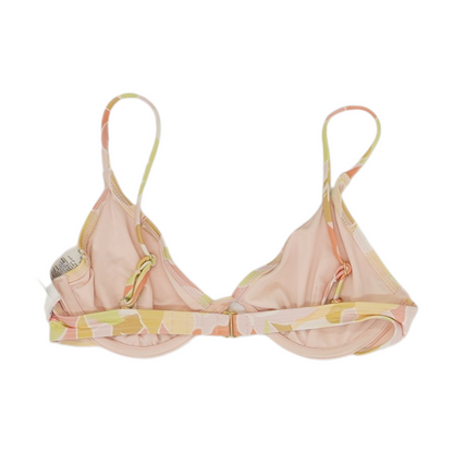 Pink Abstract Swim Top