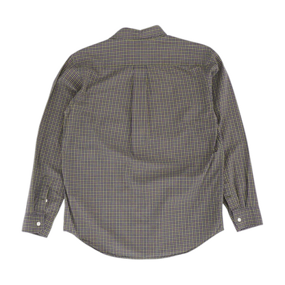 Multi Plaid Long Sleeve Button Down