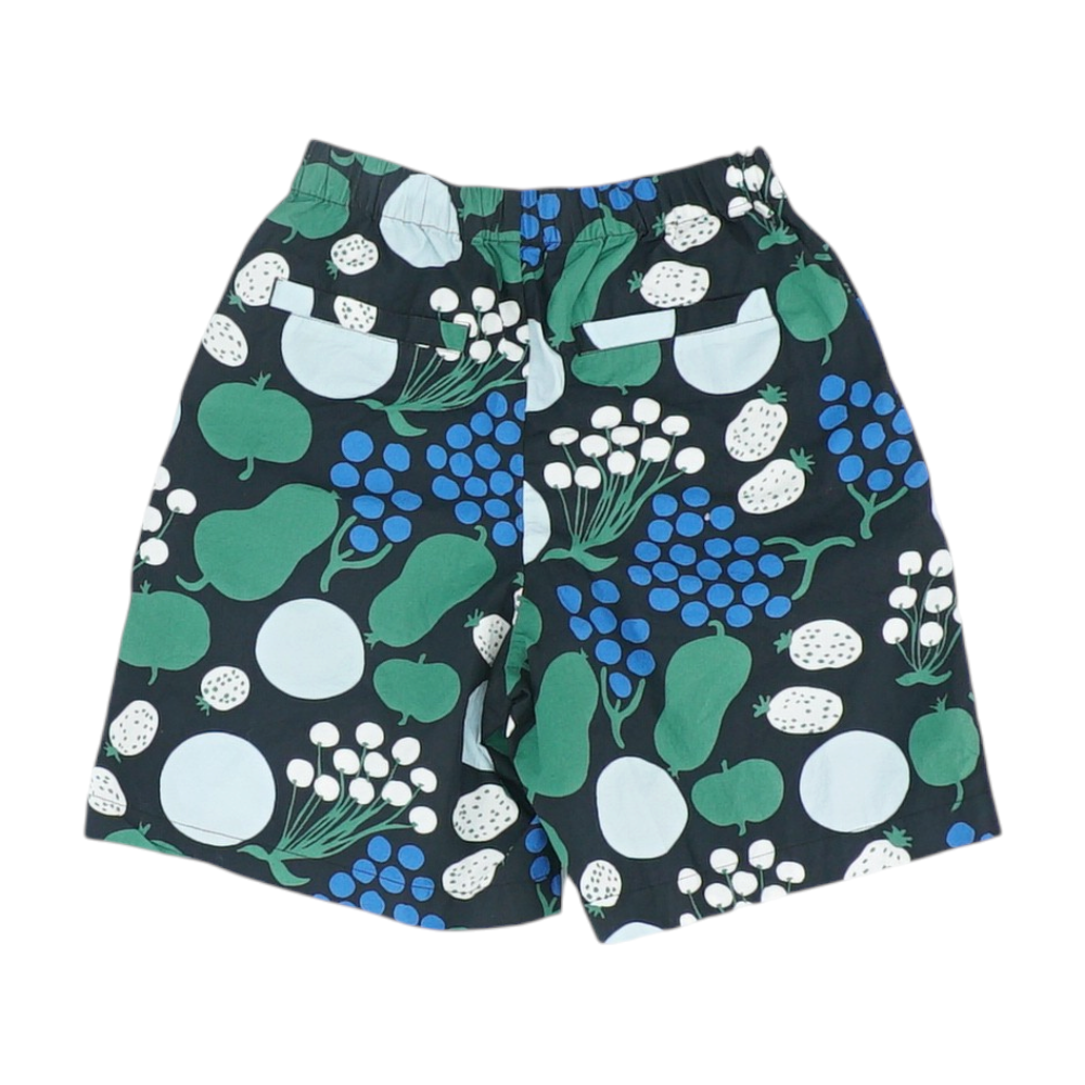 Black Abstract Chino / Khaki Shorts
