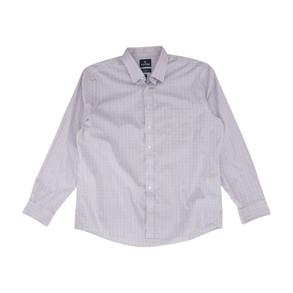 Pink Check Long Sleeve Button Down