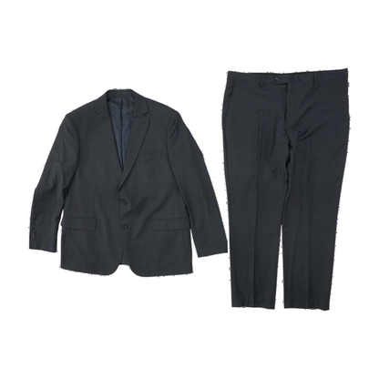 Navy Check Suit