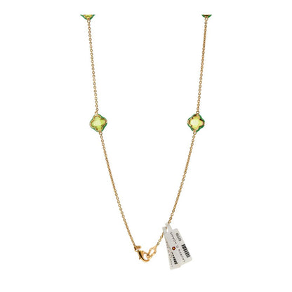 18K Gold Plated Cubic Zirconia With Enamel Prince Charming Necklace