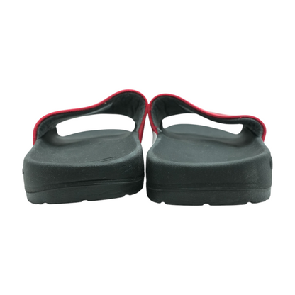 Red Athletic Slides Shoes