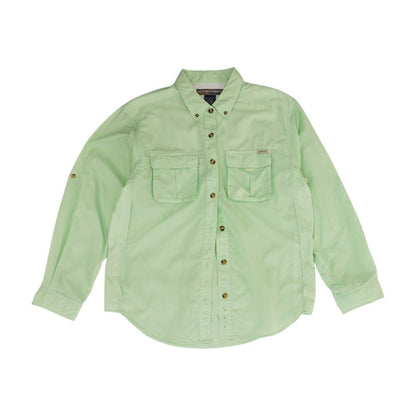 Green Active Button Down