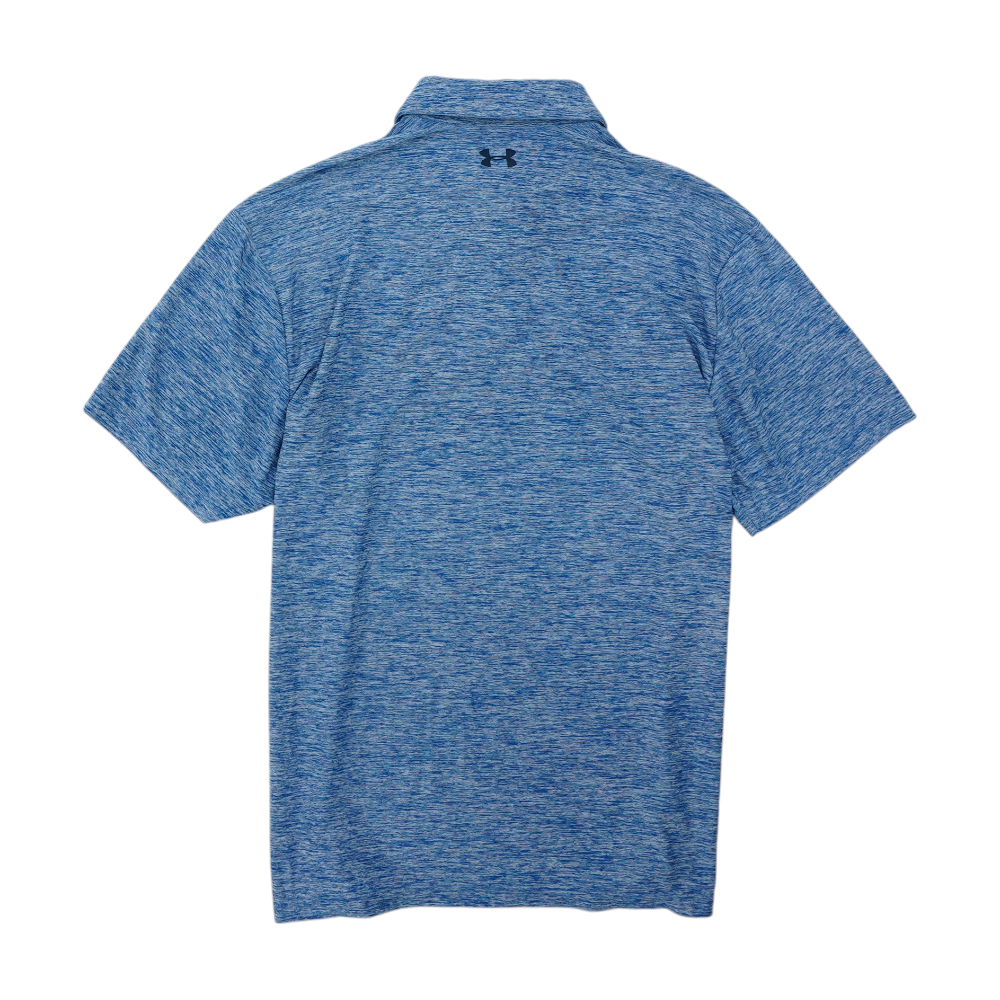 Blue Abstract Short Sleeve Polo