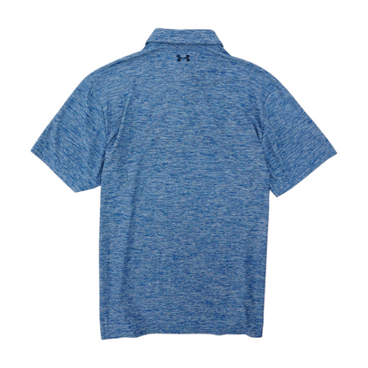 Blue Abstract Short Sleeve Polo
