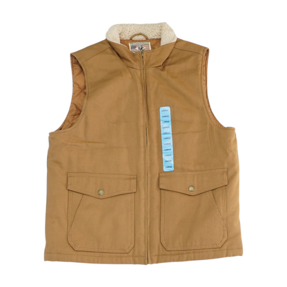 Brown Solid Vest